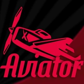 Aviator online game logo by Spribe on boomzinoo.es